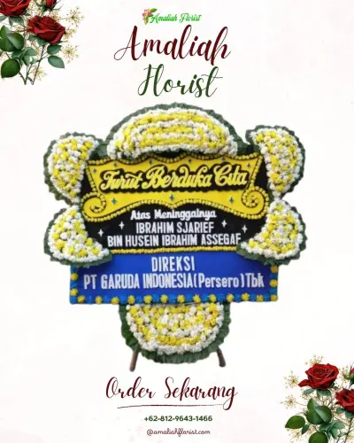 Papan Bunga Duka di Suka Karya