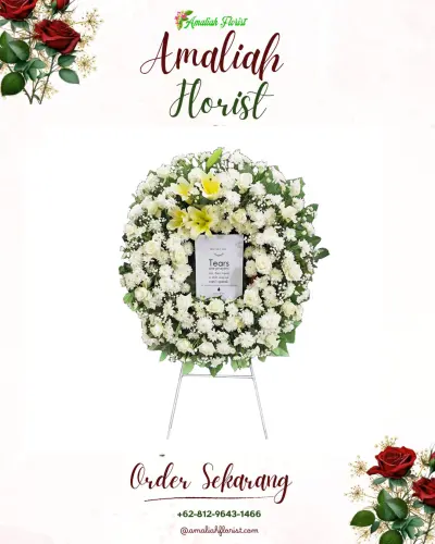 Krans Bunga Duka Cita di Suka Karya